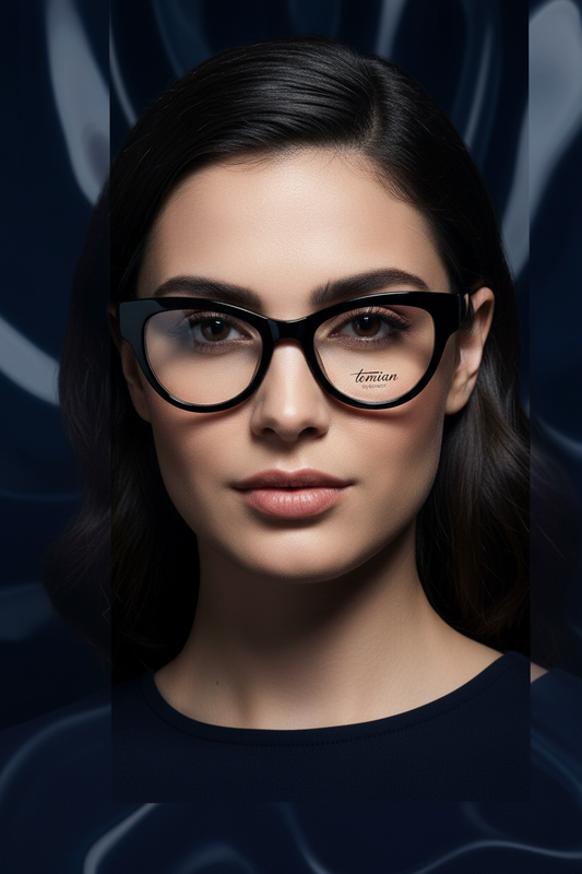 TOMIAN 051 - Occhiali da Vista Uomo Donna Montatura Acetato