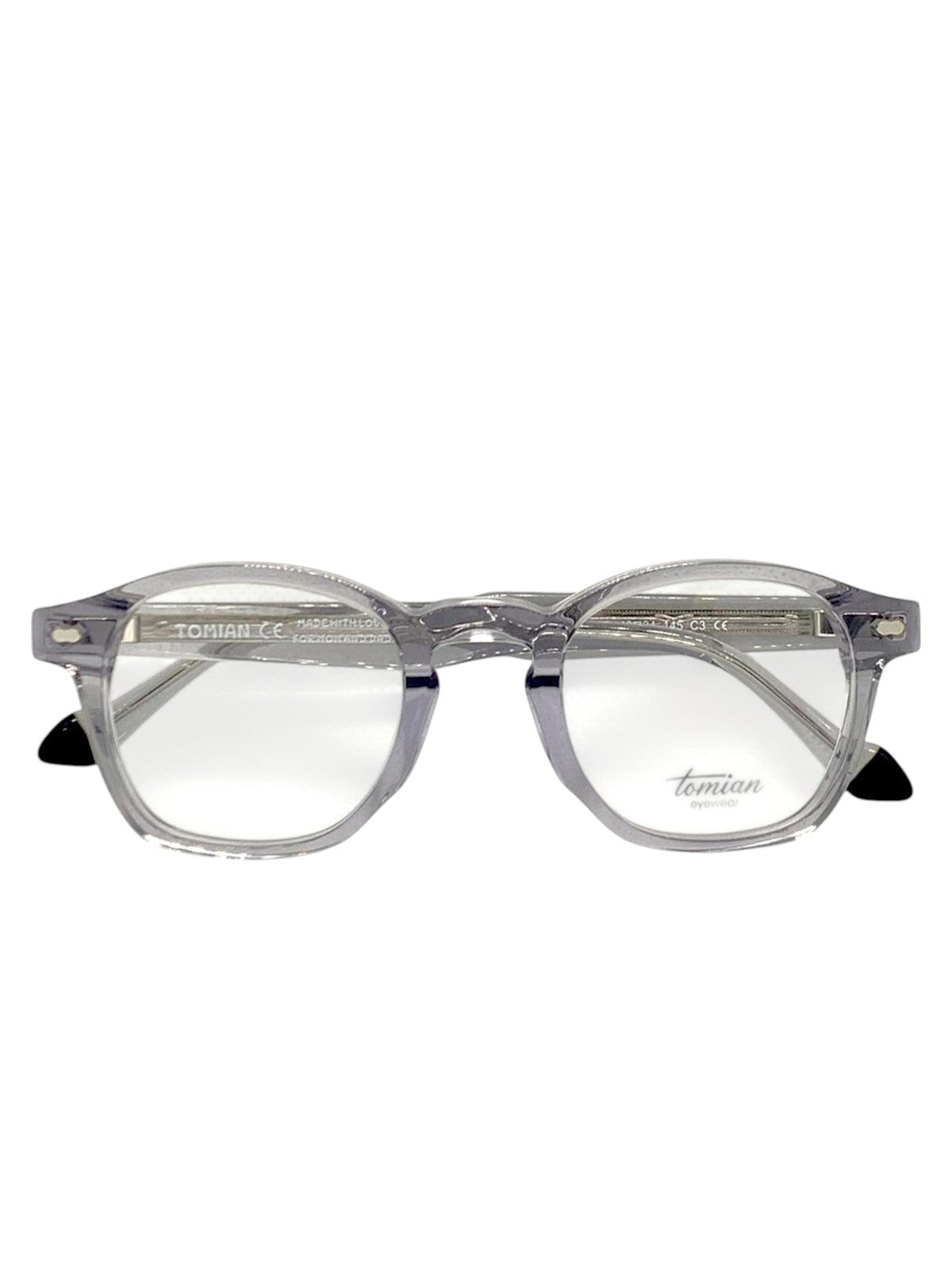 TOMIAN 570 Occhiale Da VIsta Quadrato Con Clip-On Unisex