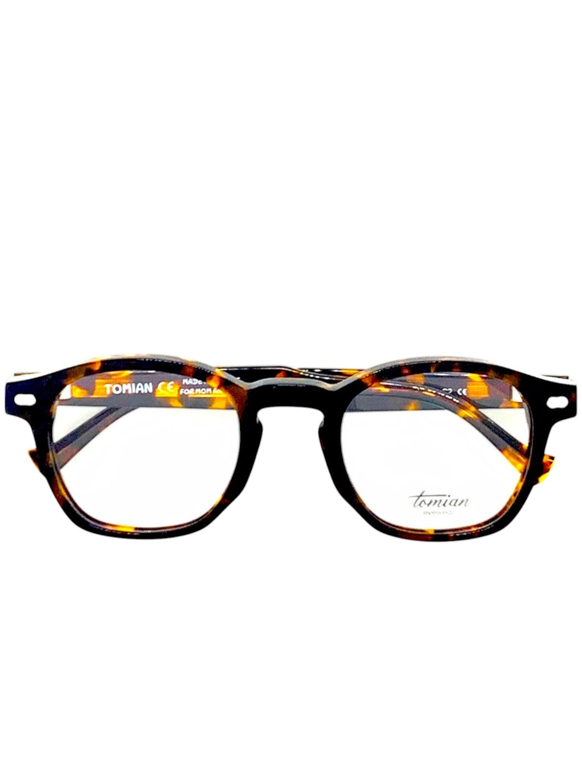 TOMIAN 570 Occhiale Da VIsta Quadrato Con Clip-On Unisex