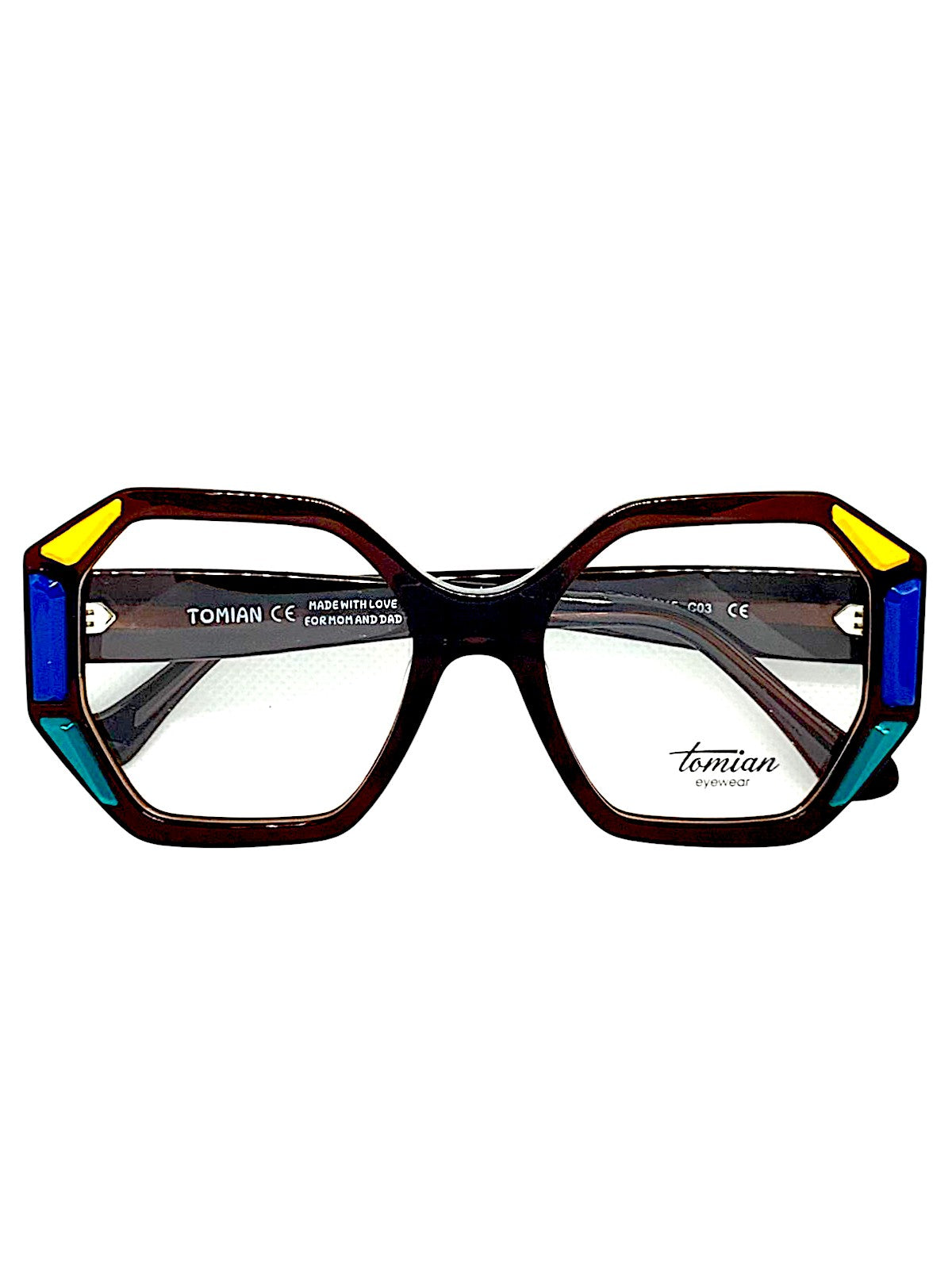 TOMIAN 889 - Occhiali da Vista Donna Montatura Acetato
