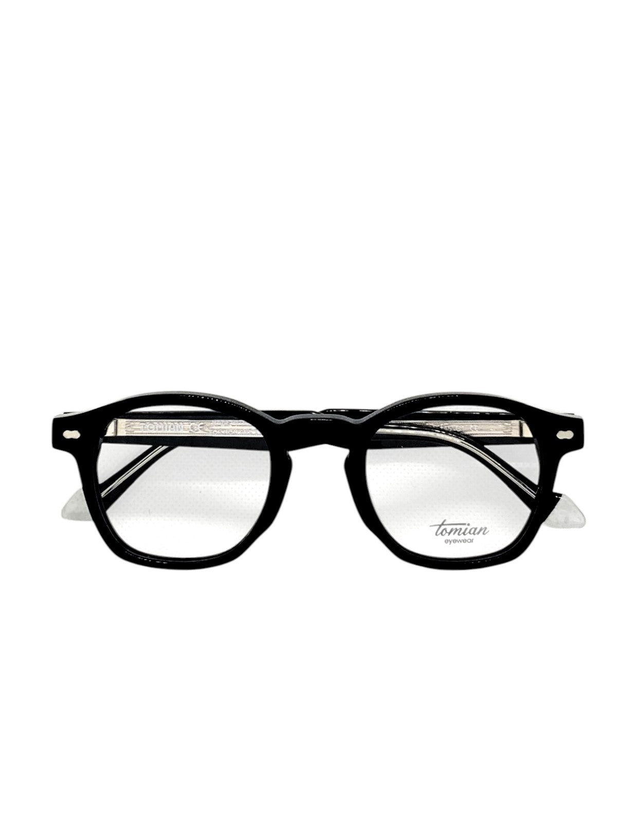 TOMIAN 570 Occhiale Da VIsta Quadrato Con Clip-On Unisex