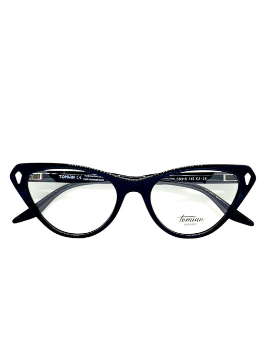 TOMIAN 577 - Occhiali Con Clip-on A Gatta Donna