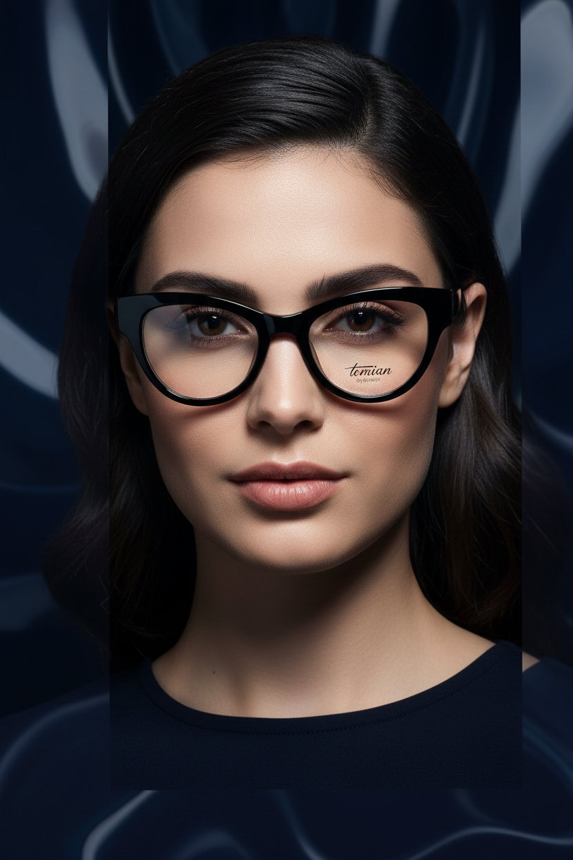 TOMIAN 051 - Occhiali da Vista Uomo Donna Montatura Acetato